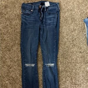 True Religion Dark Blue Skinny Jeans